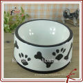 Cerámica pet food salad bowl